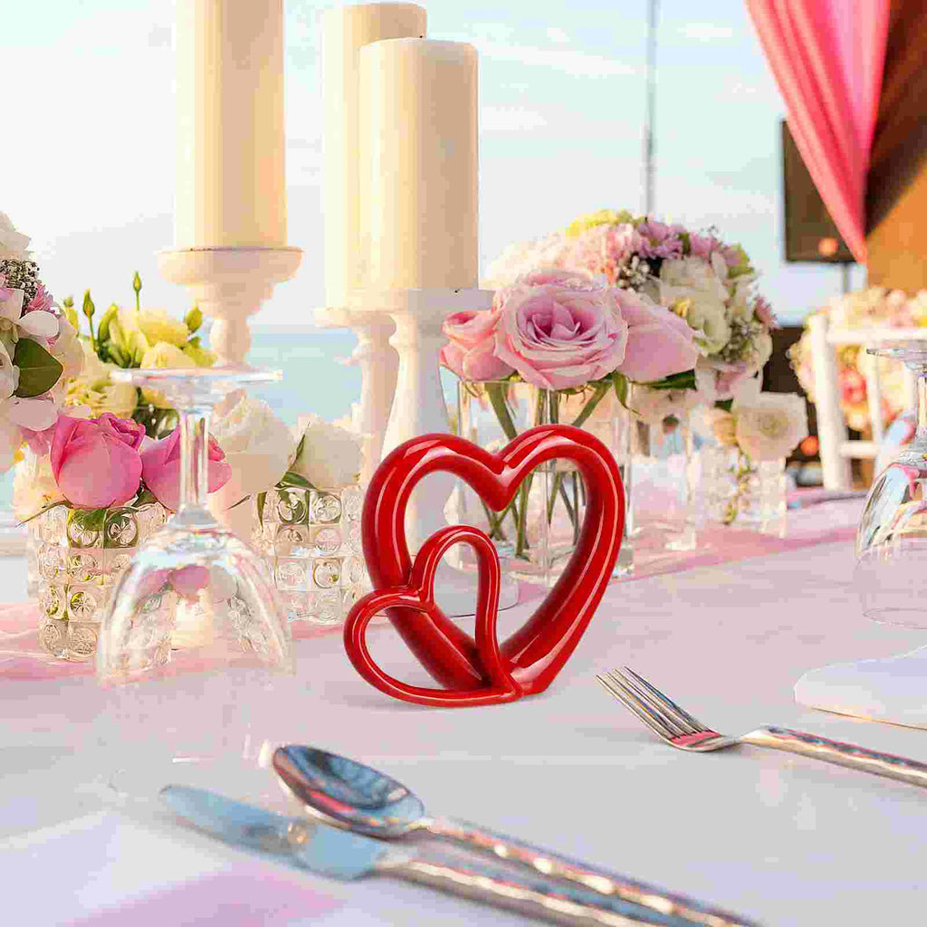 Romantic Ceramic Heart statue